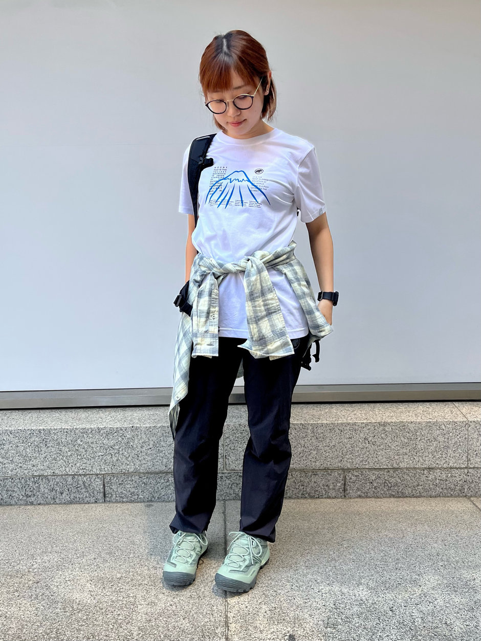 FujiyamaTシャツで富士山に登ろうコーデ Ito