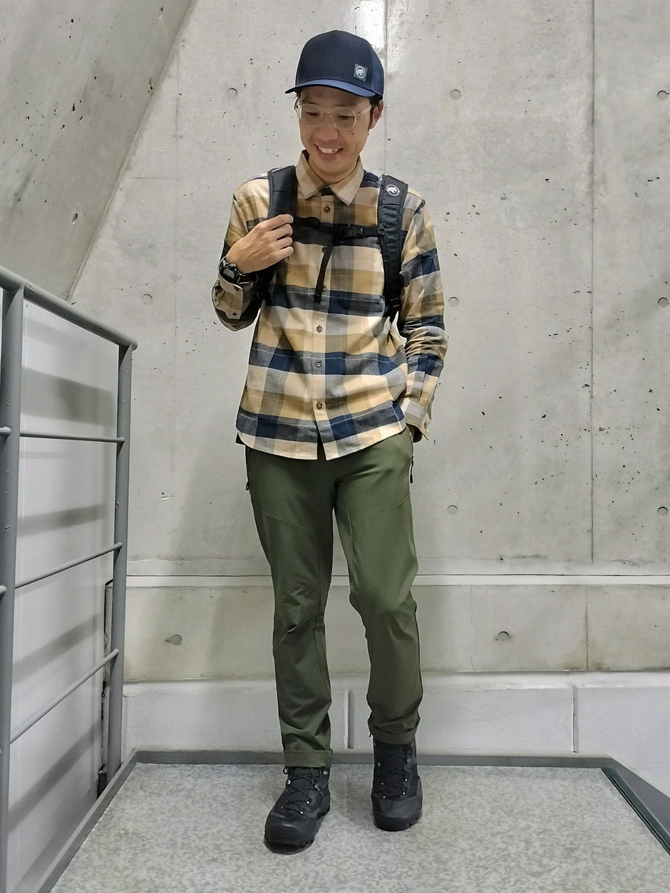 紅葉ハイキングコーデ まえちゃん