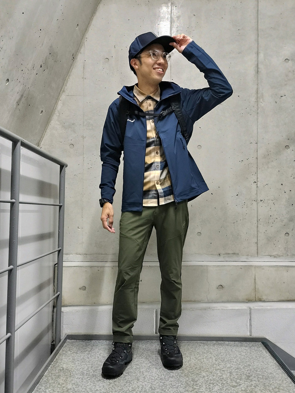 紅葉ハイキングコーデ まえちゃん