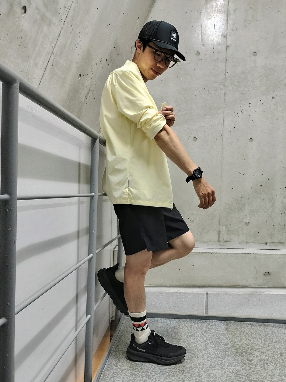 夏のハイキングスタイル まえちゃん