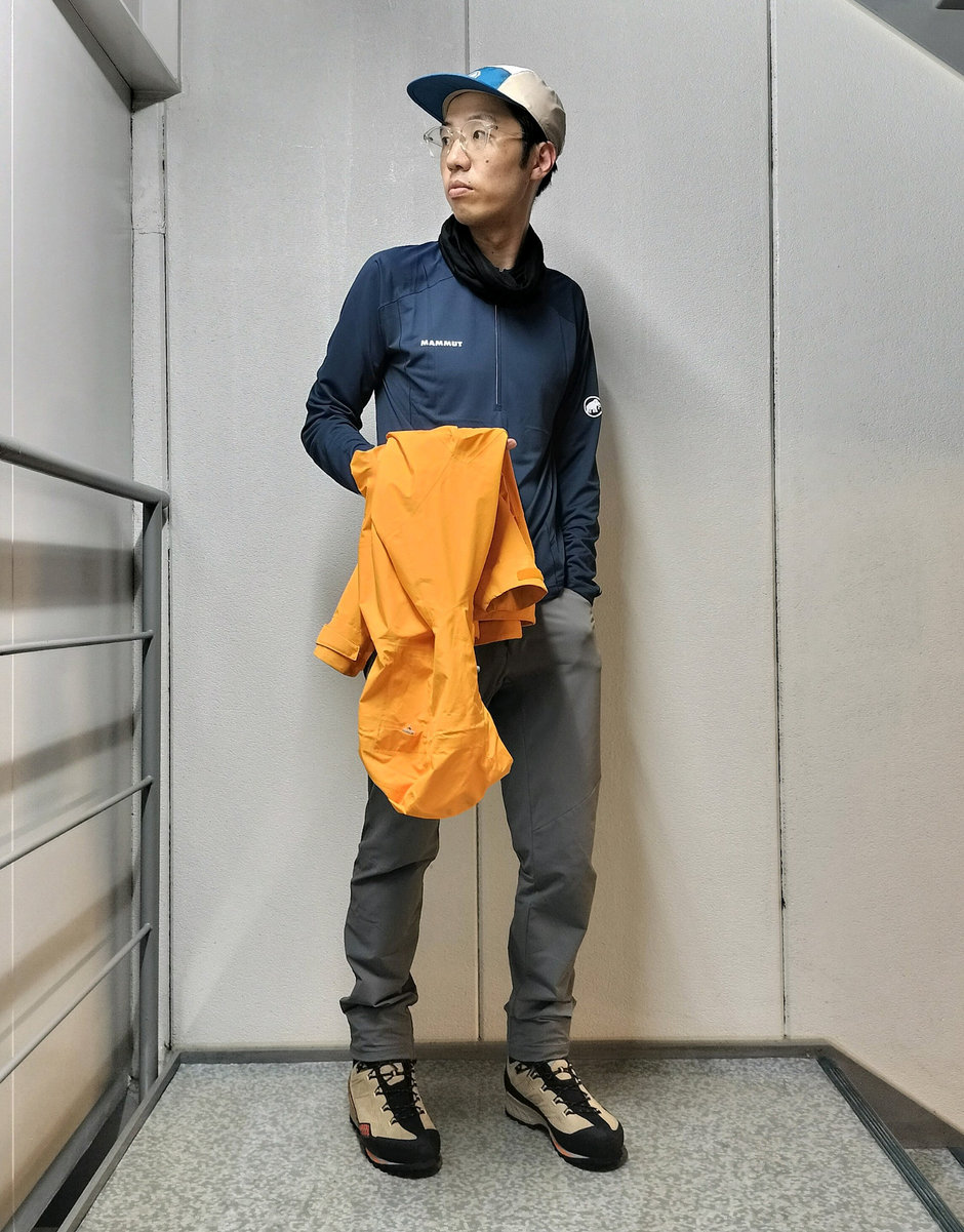 アルプス縦走(小屋泊)イメージコーデ まえちゃん