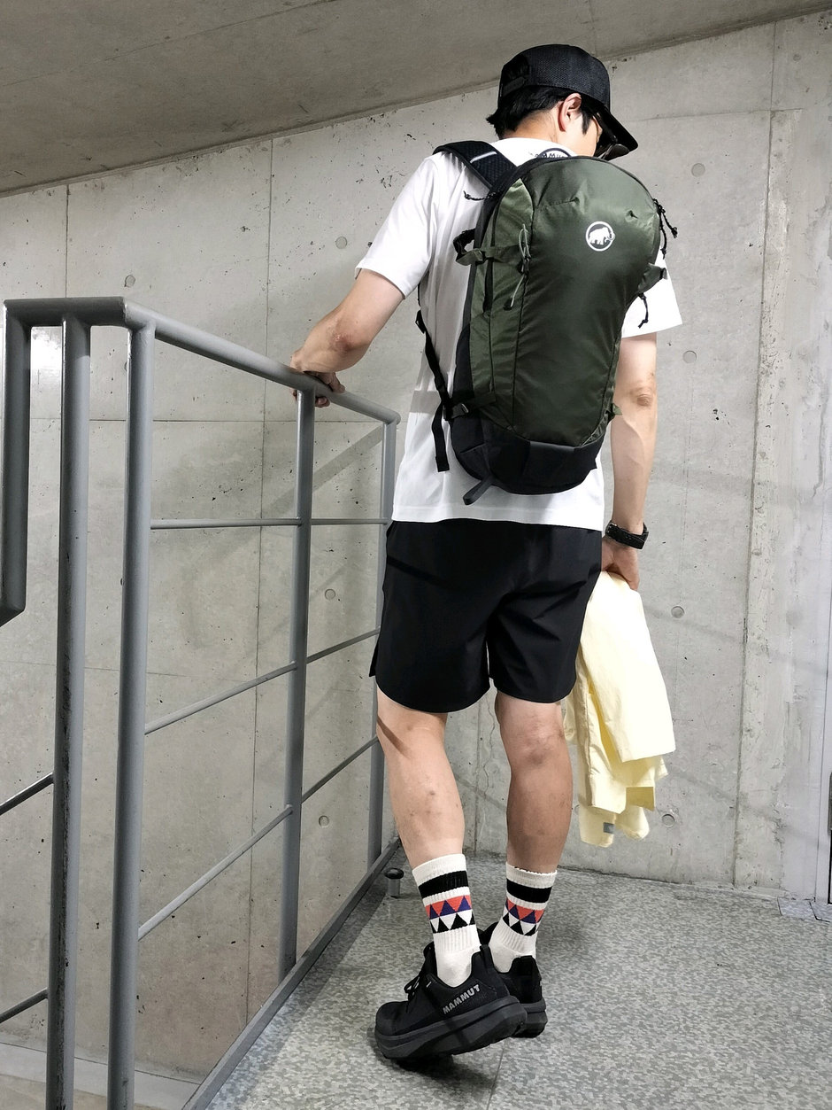 夏のハイキングスタイル まえちゃん