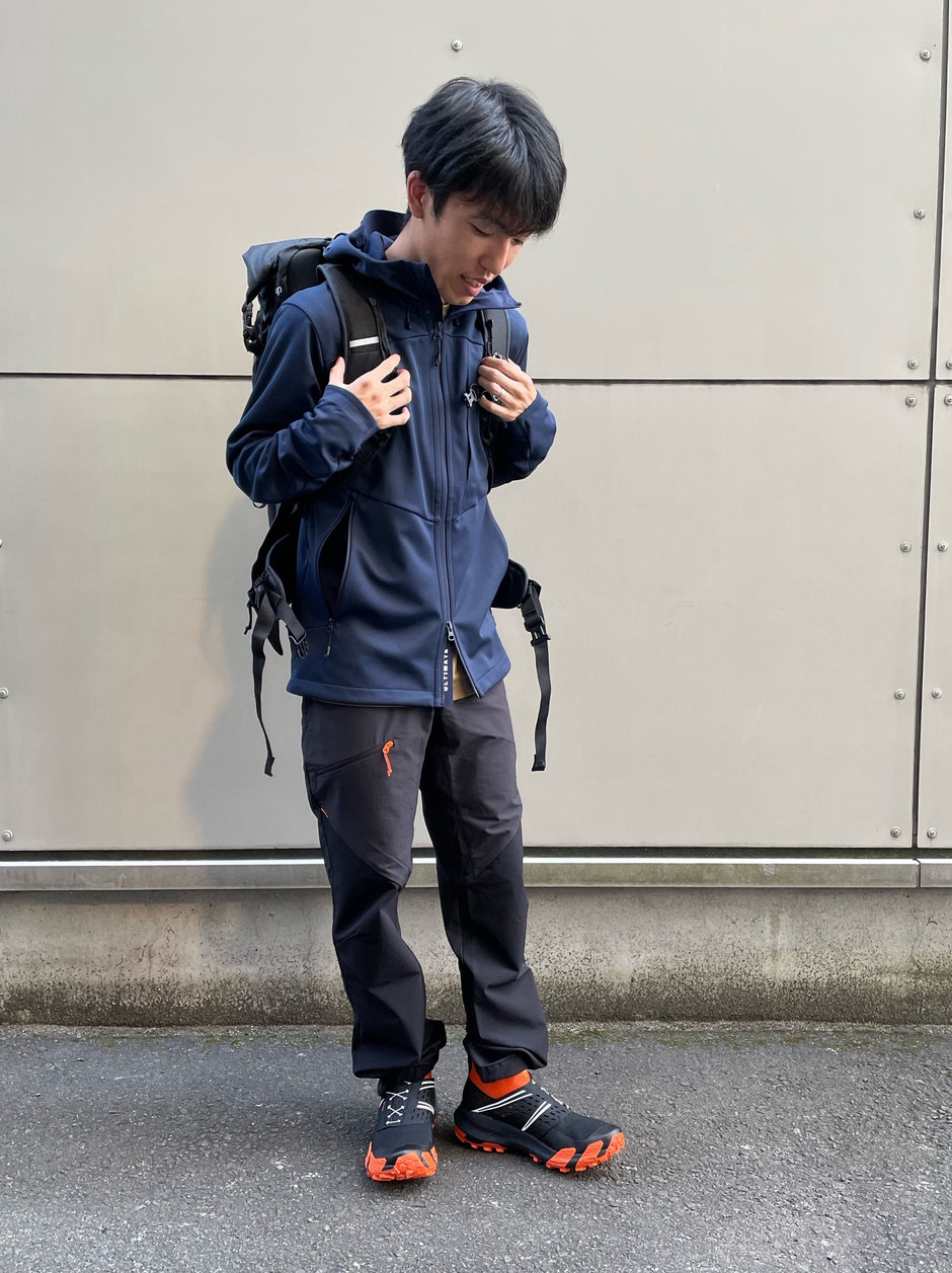 万能ソフトシェルコーデ Kawamura