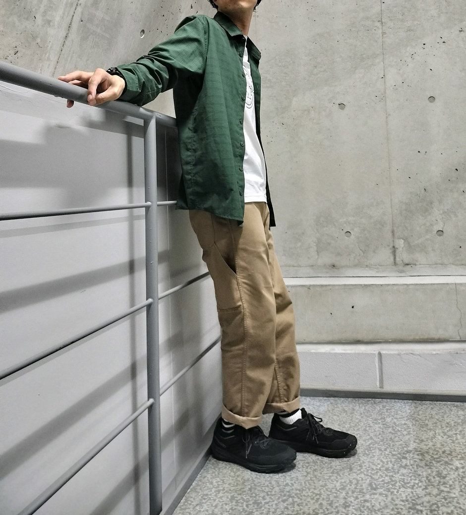 定番のシャツコーデ まえちゃん