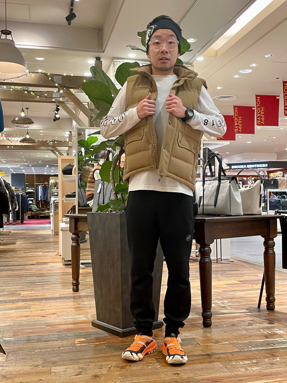 冬の定番Vestこーで。 E!KAWA