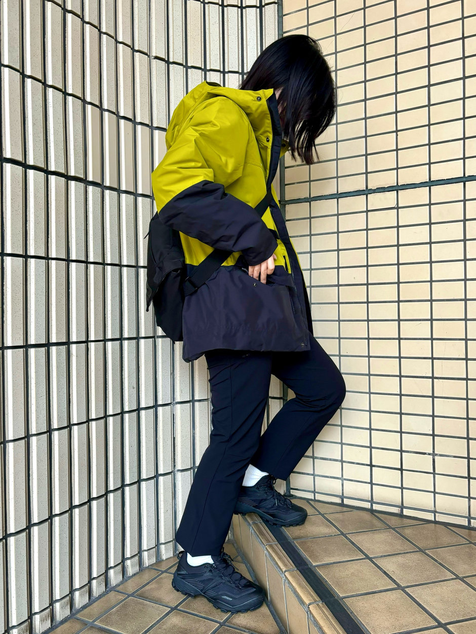 イエロー×ブラックコーデ aki