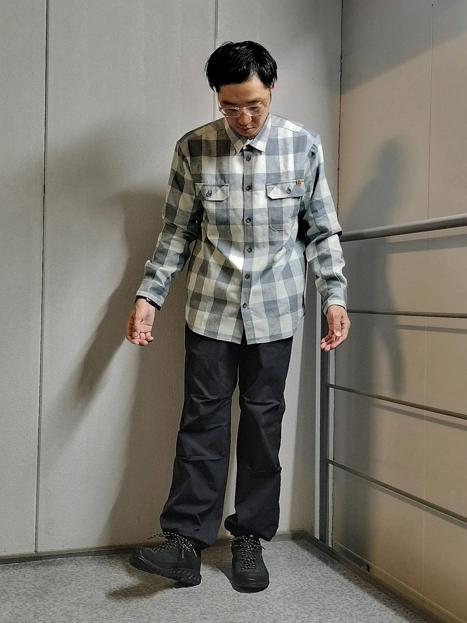 チェック×ボーダーの相性が疑問な方へ まえちゃん