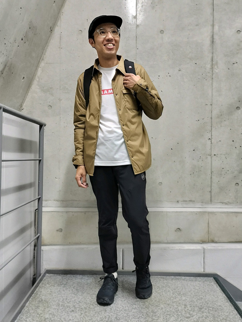 インサレーションシャツコーデ まえちゃん