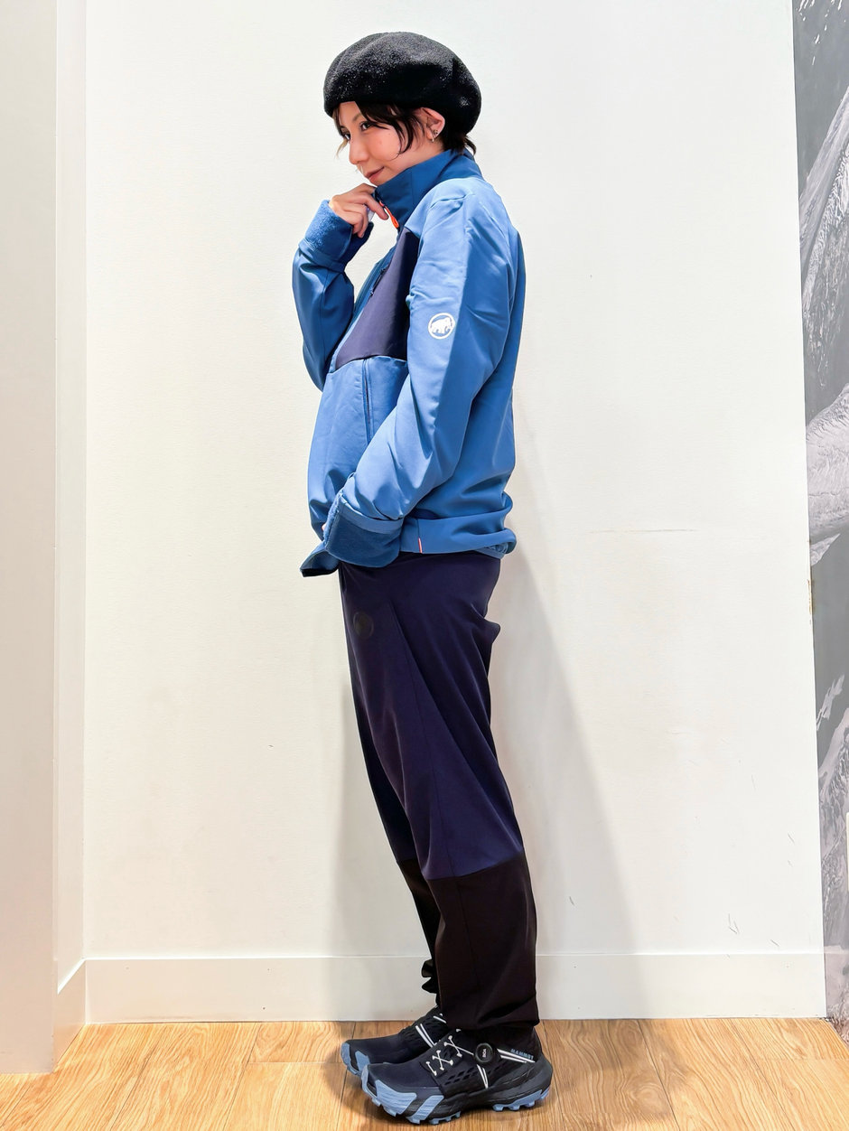 街着のジャケットとしても使えるミッドレイヤー ほの