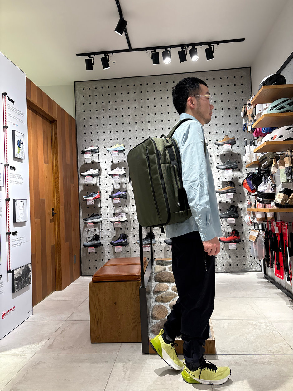 新作トレランシューズを主役にした軽快スタイル E!KAWA