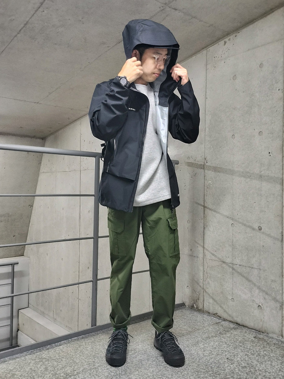 本格的ハードシェルをタウンで着るなら…③ まえちゃん