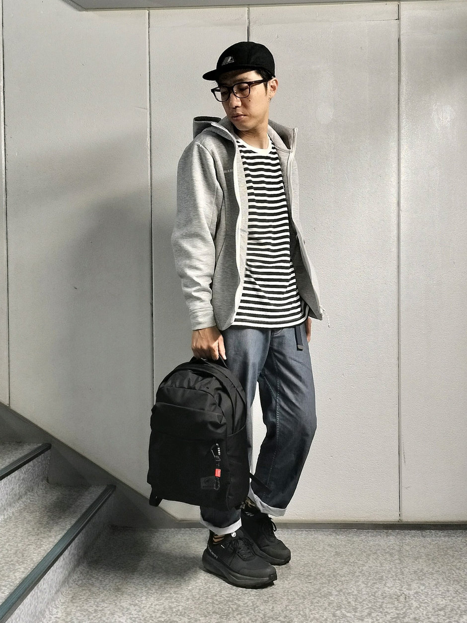 汎用性高いボーダーロンT まえちゃん