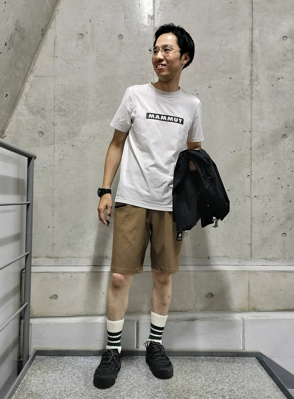 カーディガン+ショートパンツ まえちゃん