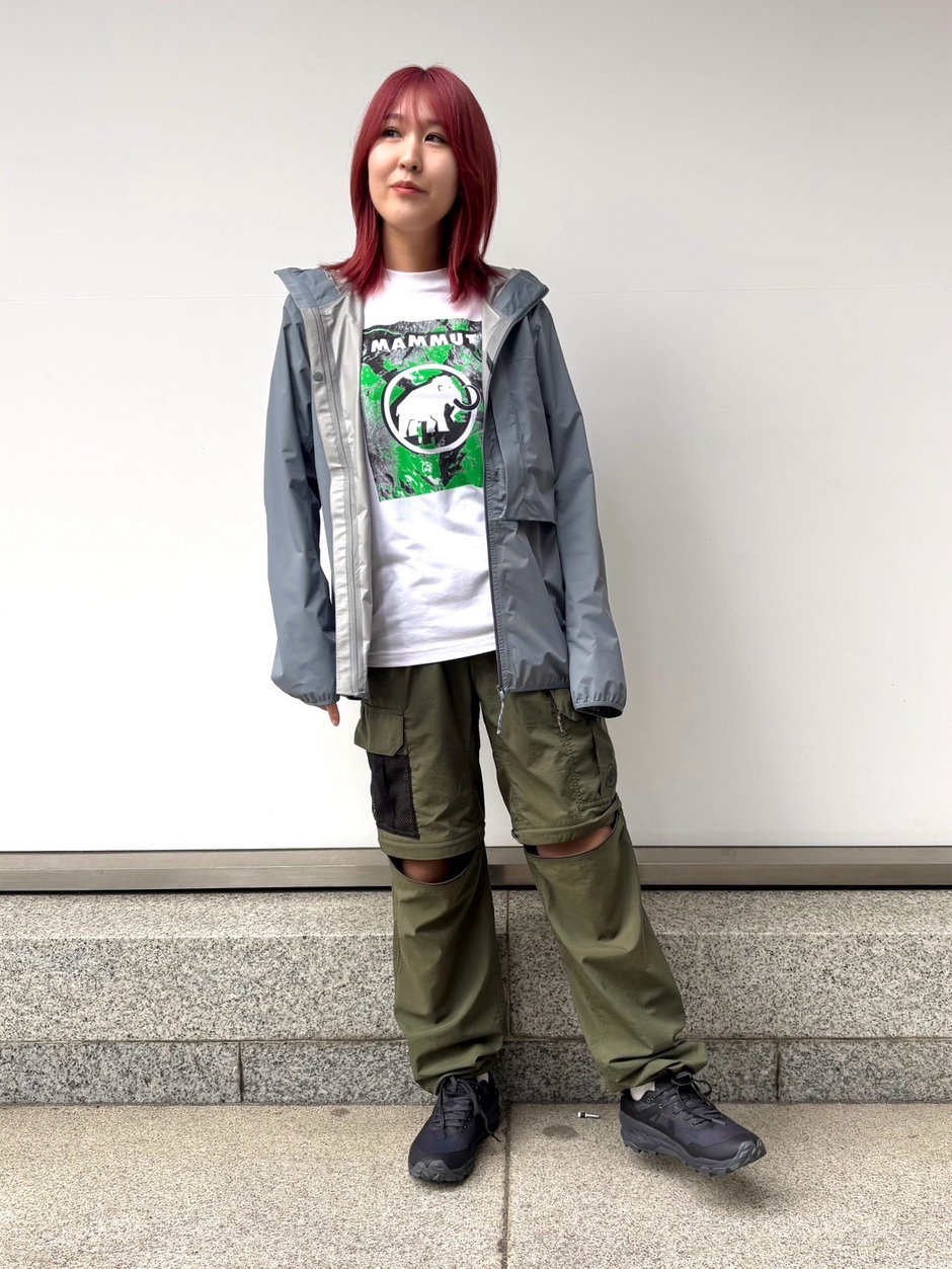 グレー×カーキ aki