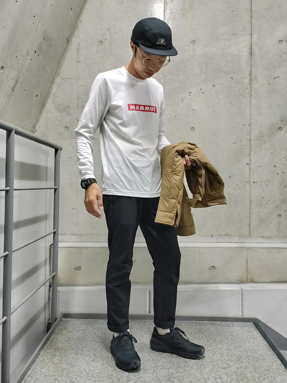 インサレーションシャツコーデ まえちゃん