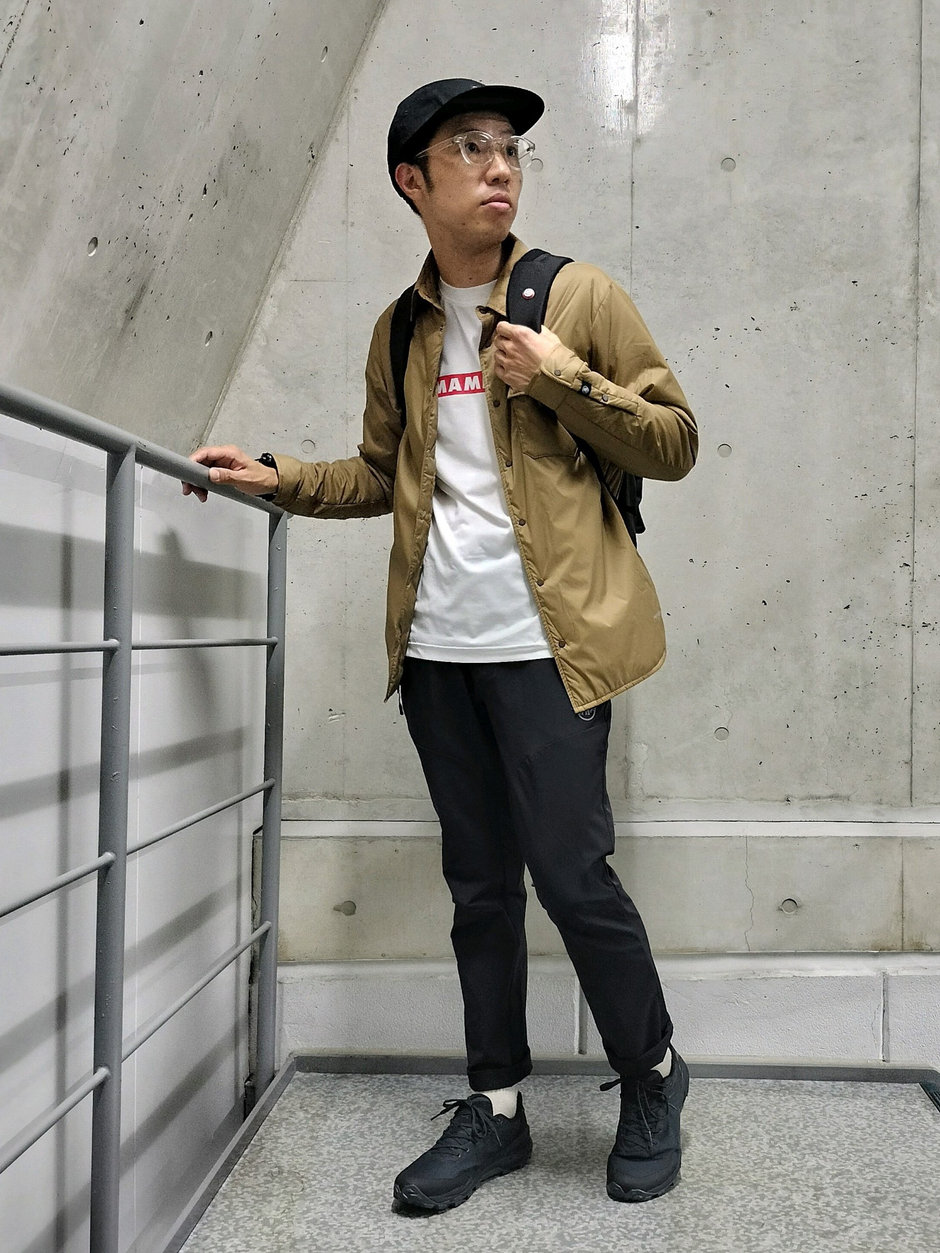 インサレーションシャツコーデ まえちゃん