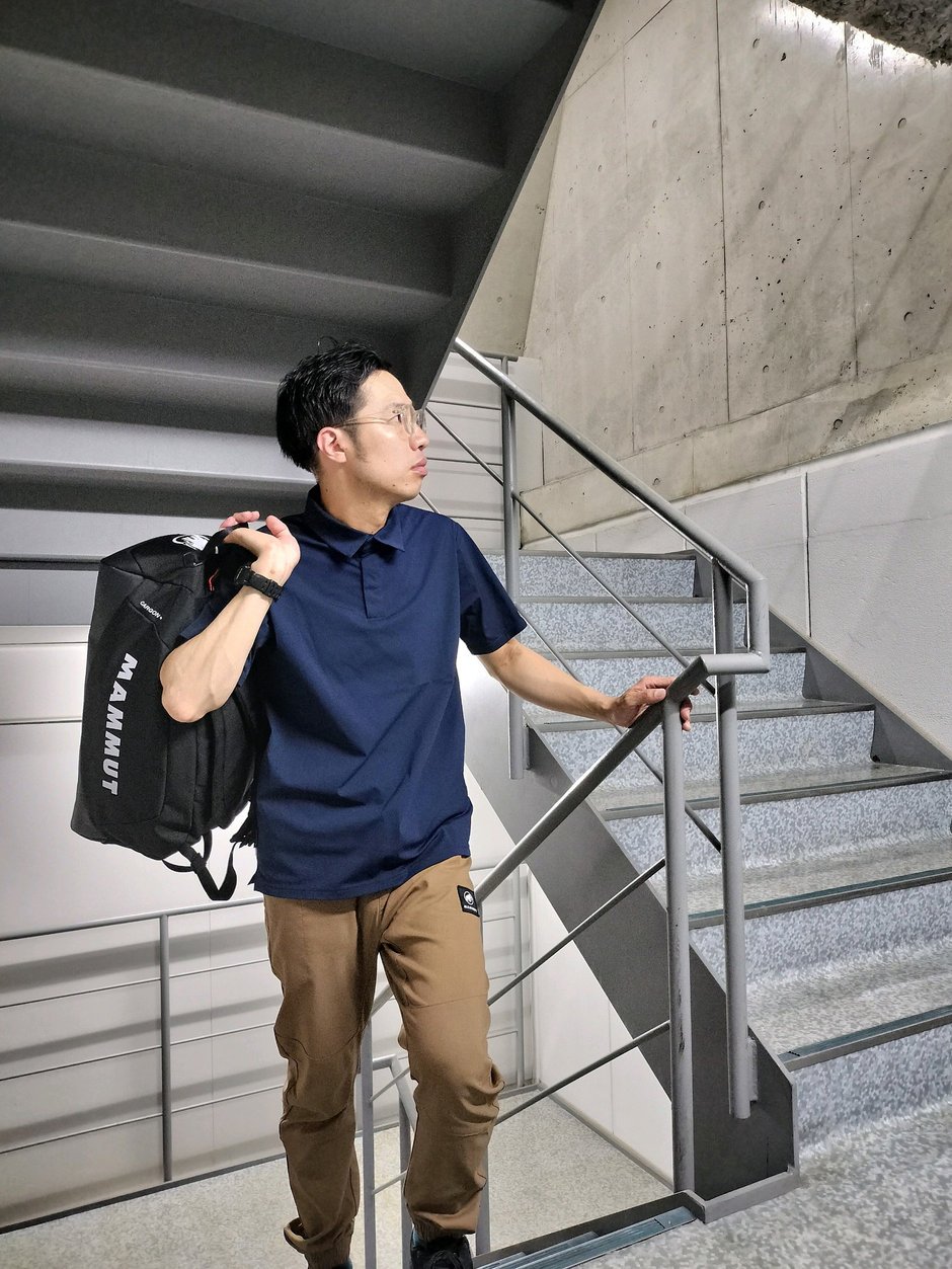 ポロシャツ+クライミングパンツ まえちゃん