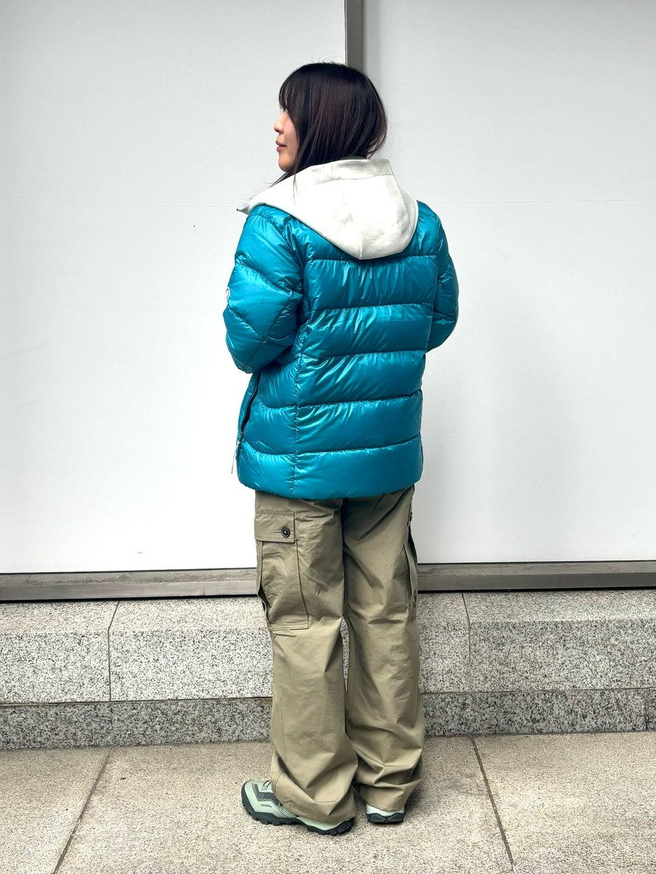 便利なフードレスダウン aki