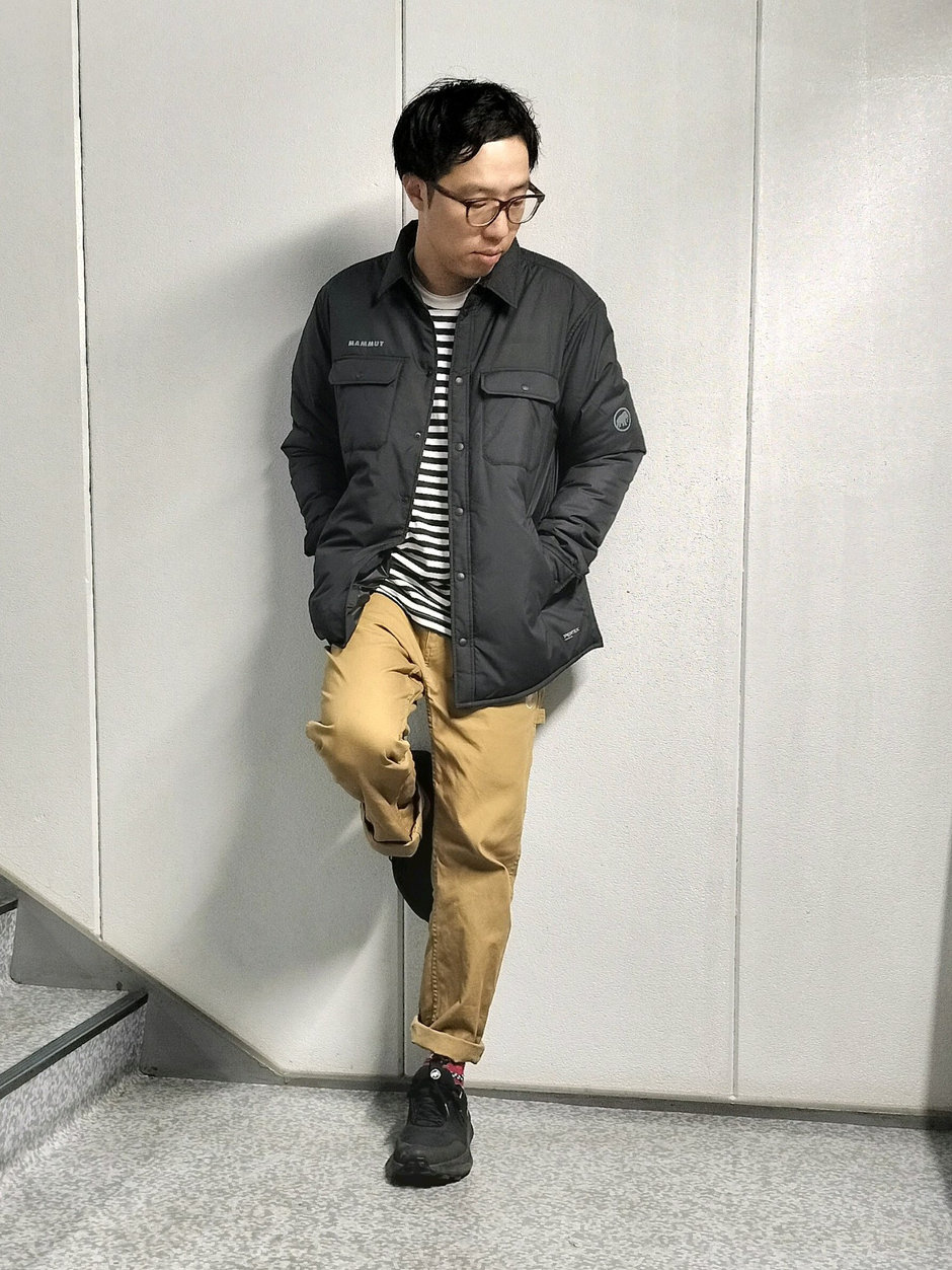 ライトアウターでもレイヤリングにもOK まえちゃん