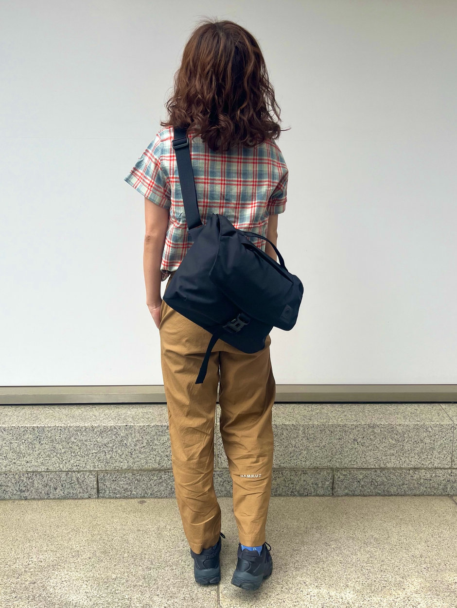 チェックシャツとキャメルパンツの日 asa