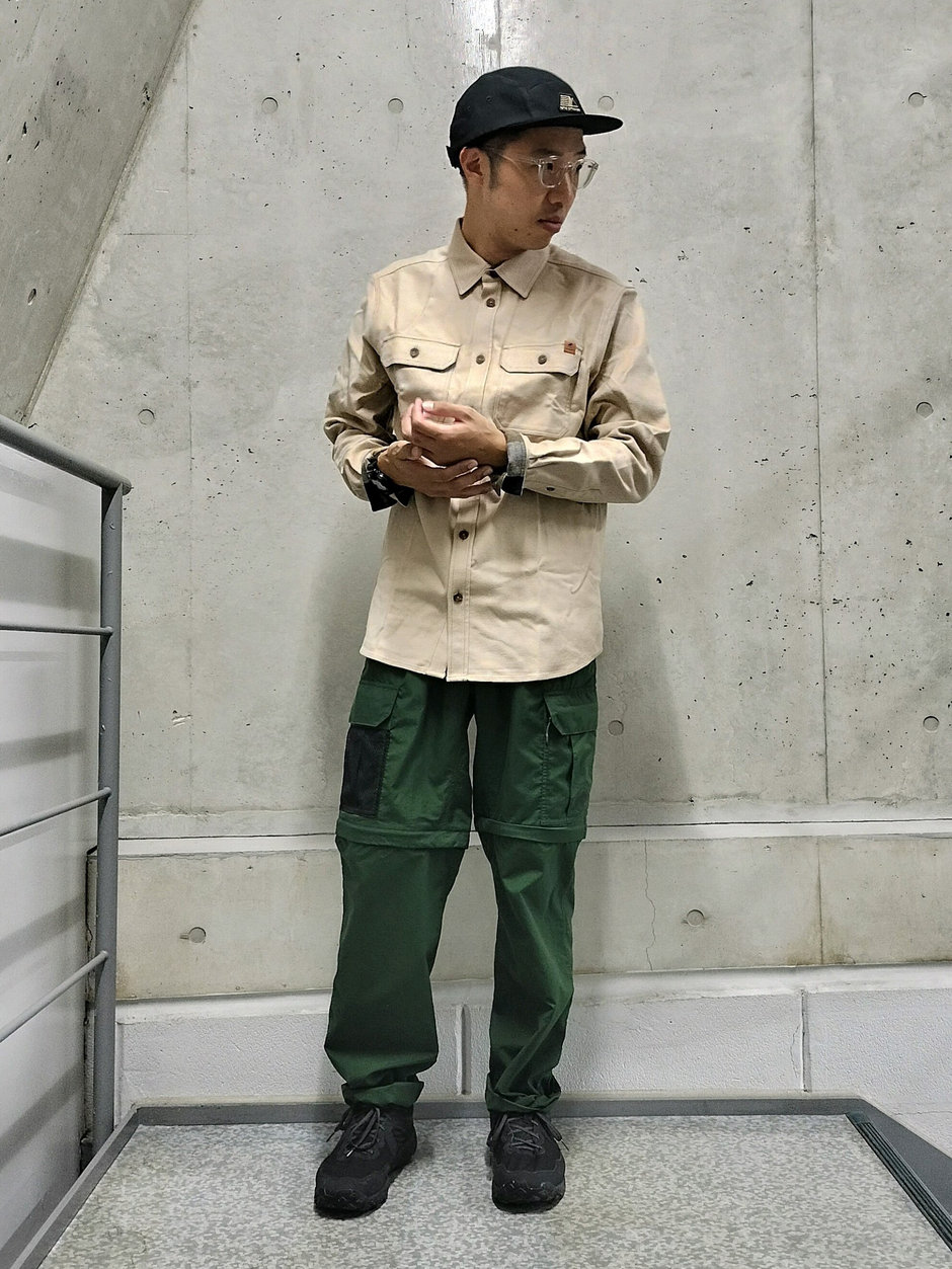 シャツジャケット+パーカー まえちゃん