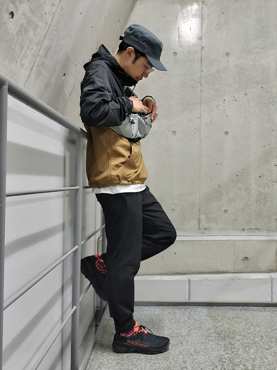 アノラックをスポーティに着る まえちゃん