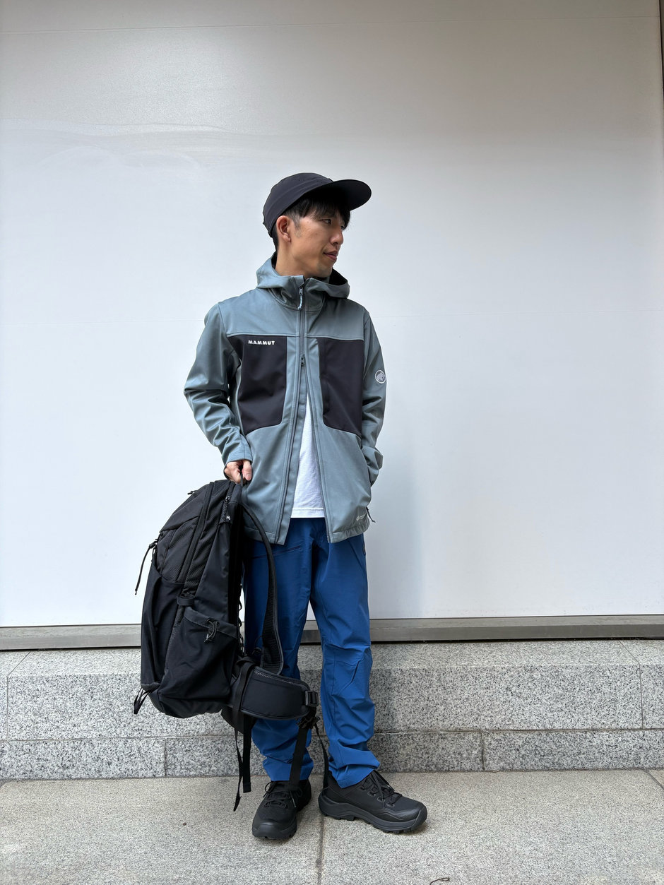 春山トレッキングコーデ Kawamura