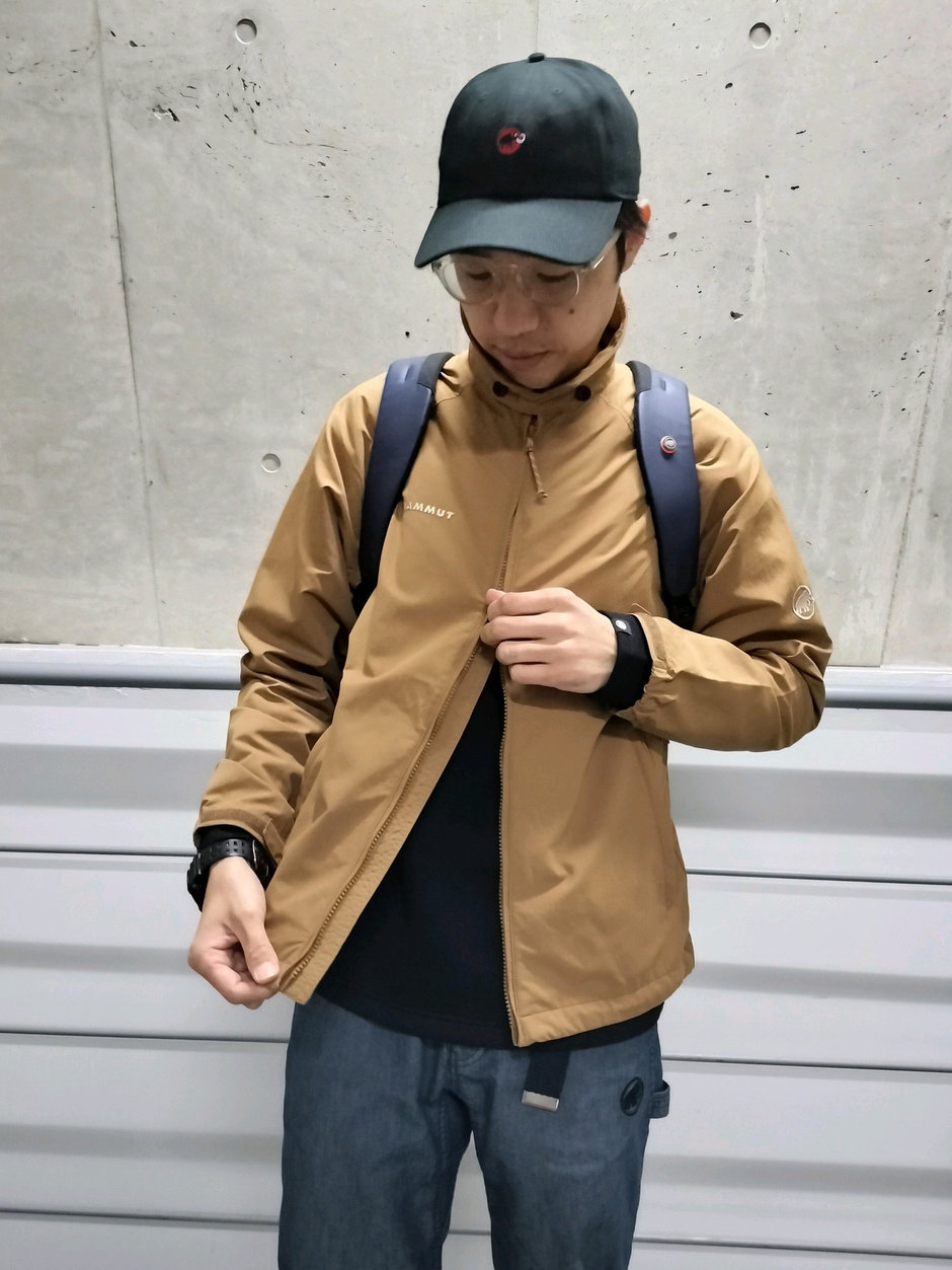 ライトなアウター、スウィングトップジャケット まえちゃん