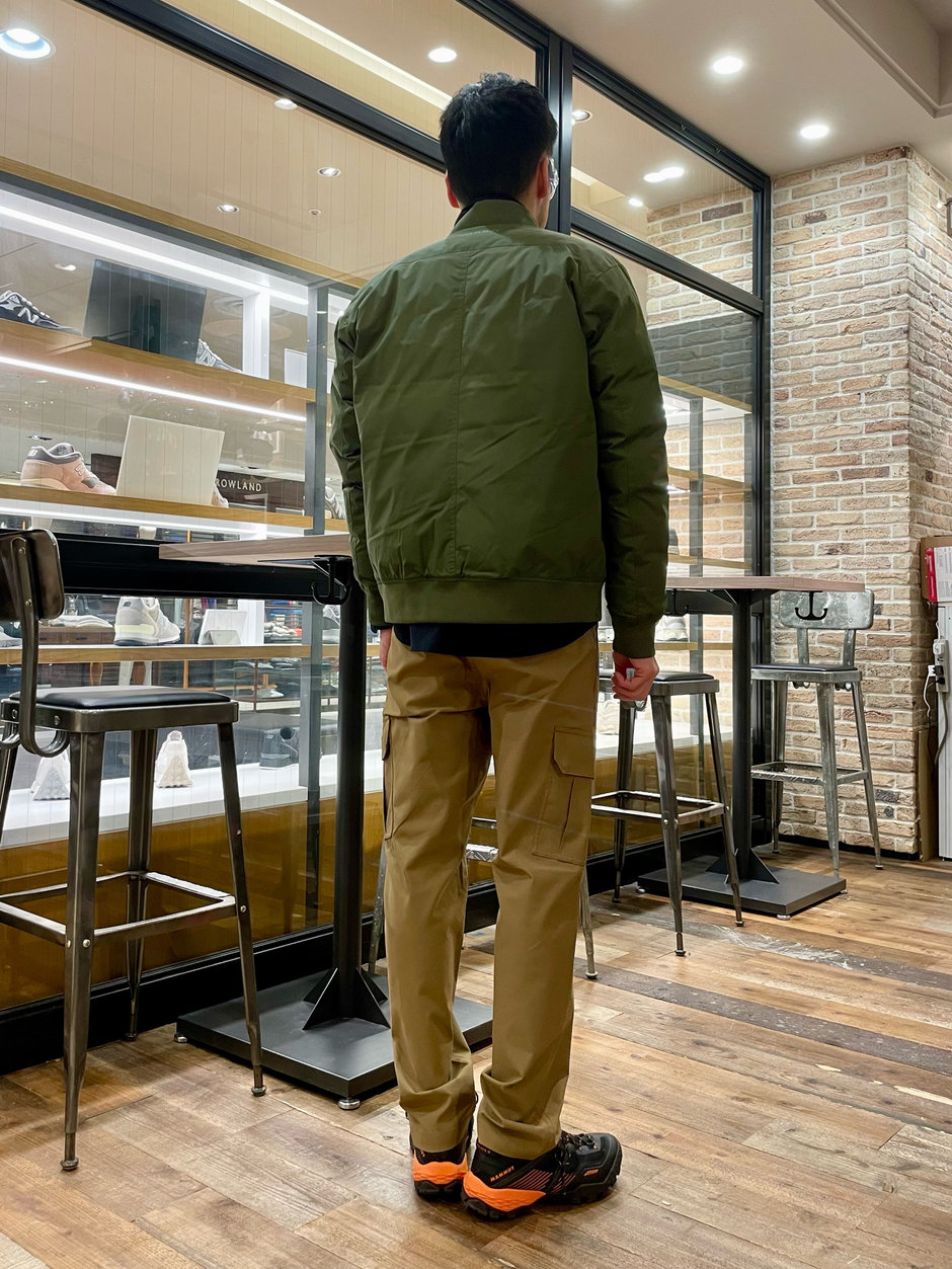 MAMMUT 流、冬のMA -1 E!KAWA