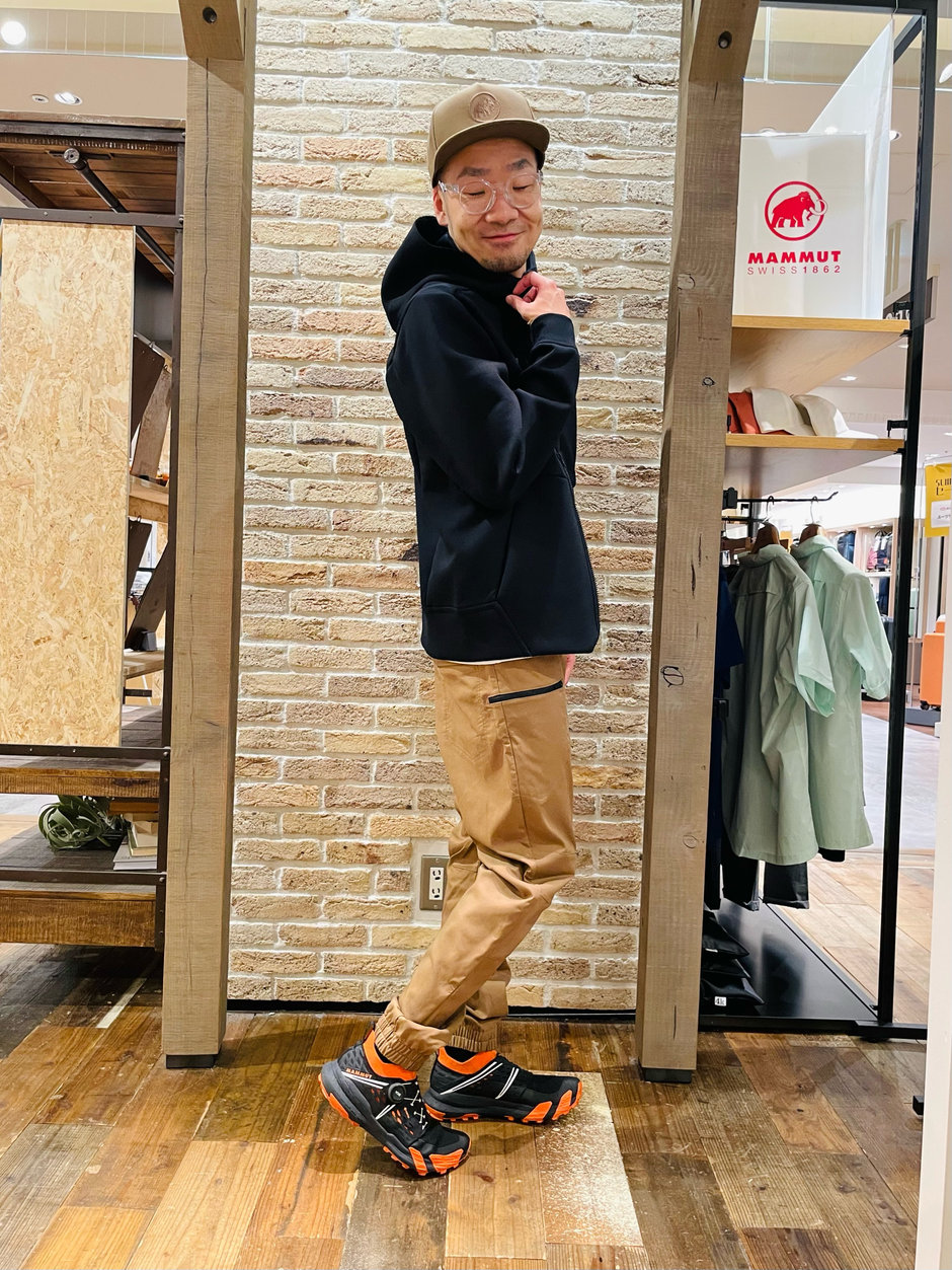 MAMMUT大定番スエットコーデ E!KAWA