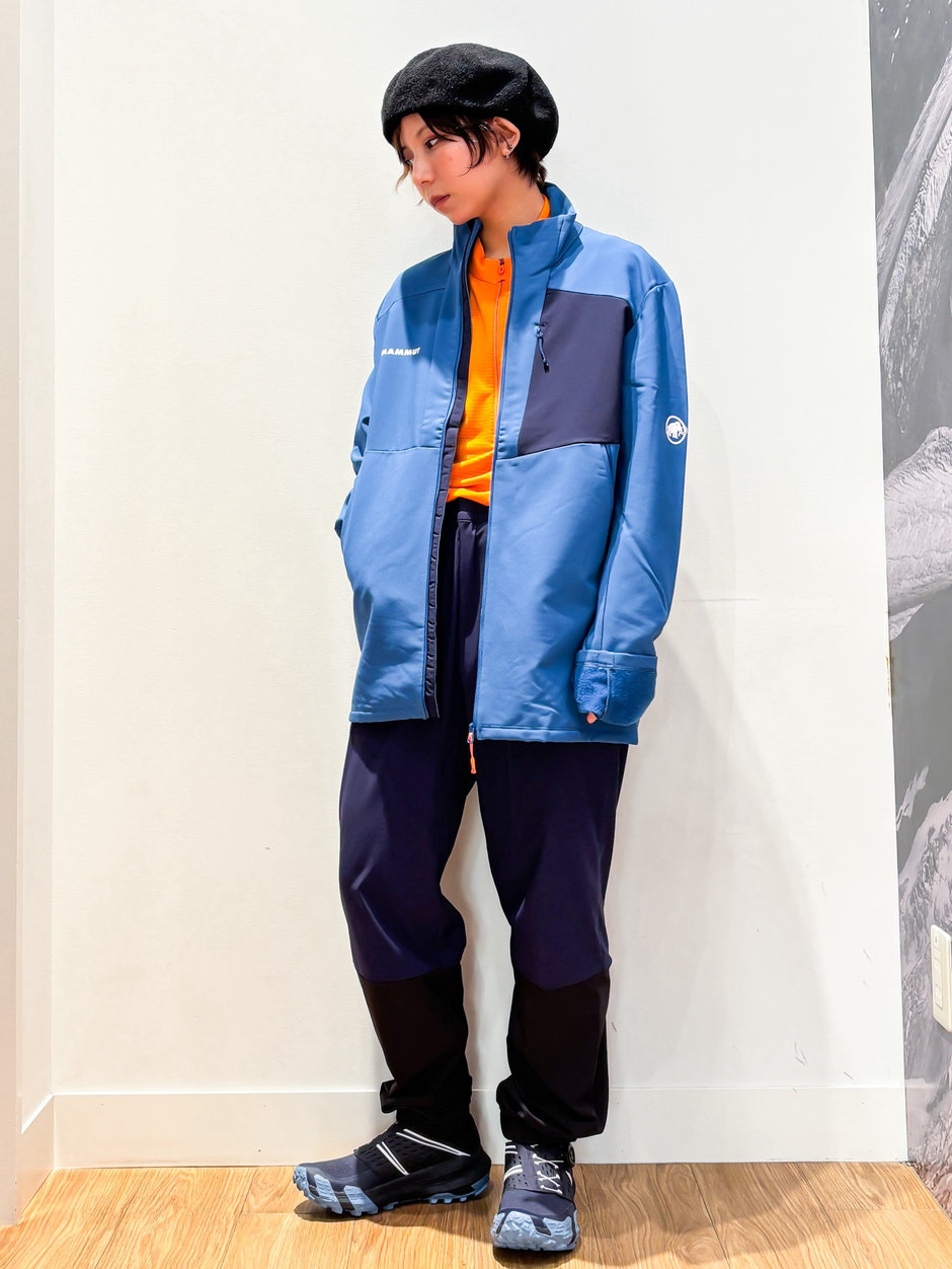 街着のジャケットとしても使えるミッドレイヤー ほの