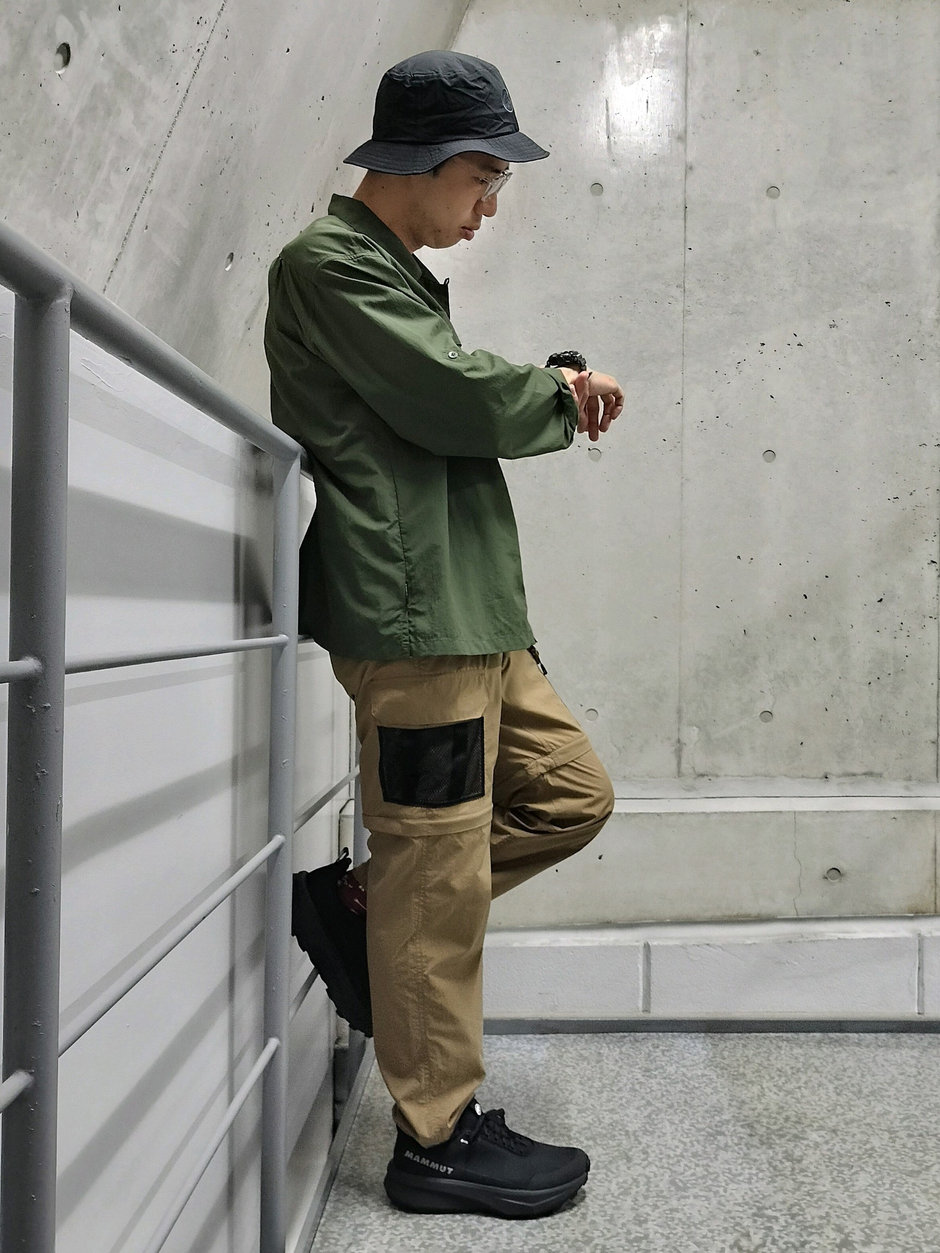 サラッとシャツを羽織って。 まえちゃん