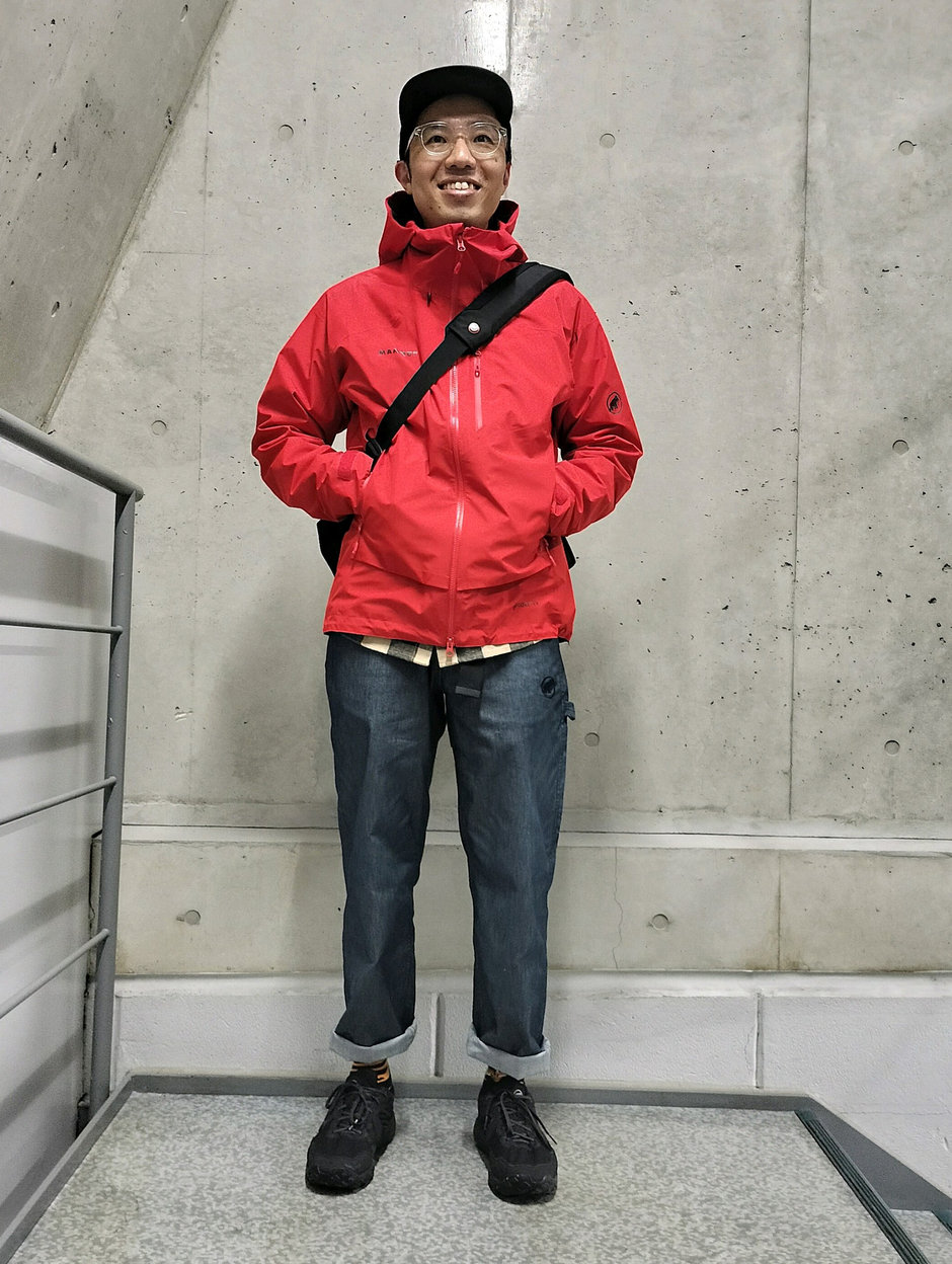 マムートの王道ジャケットを着る！ まえちゃん