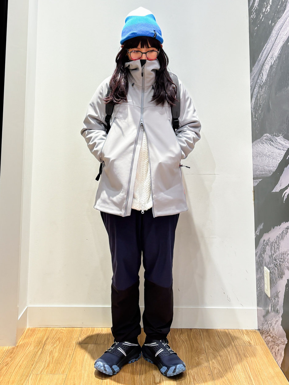 ソフトシェルがもちもちで着心地抜群です… ほの