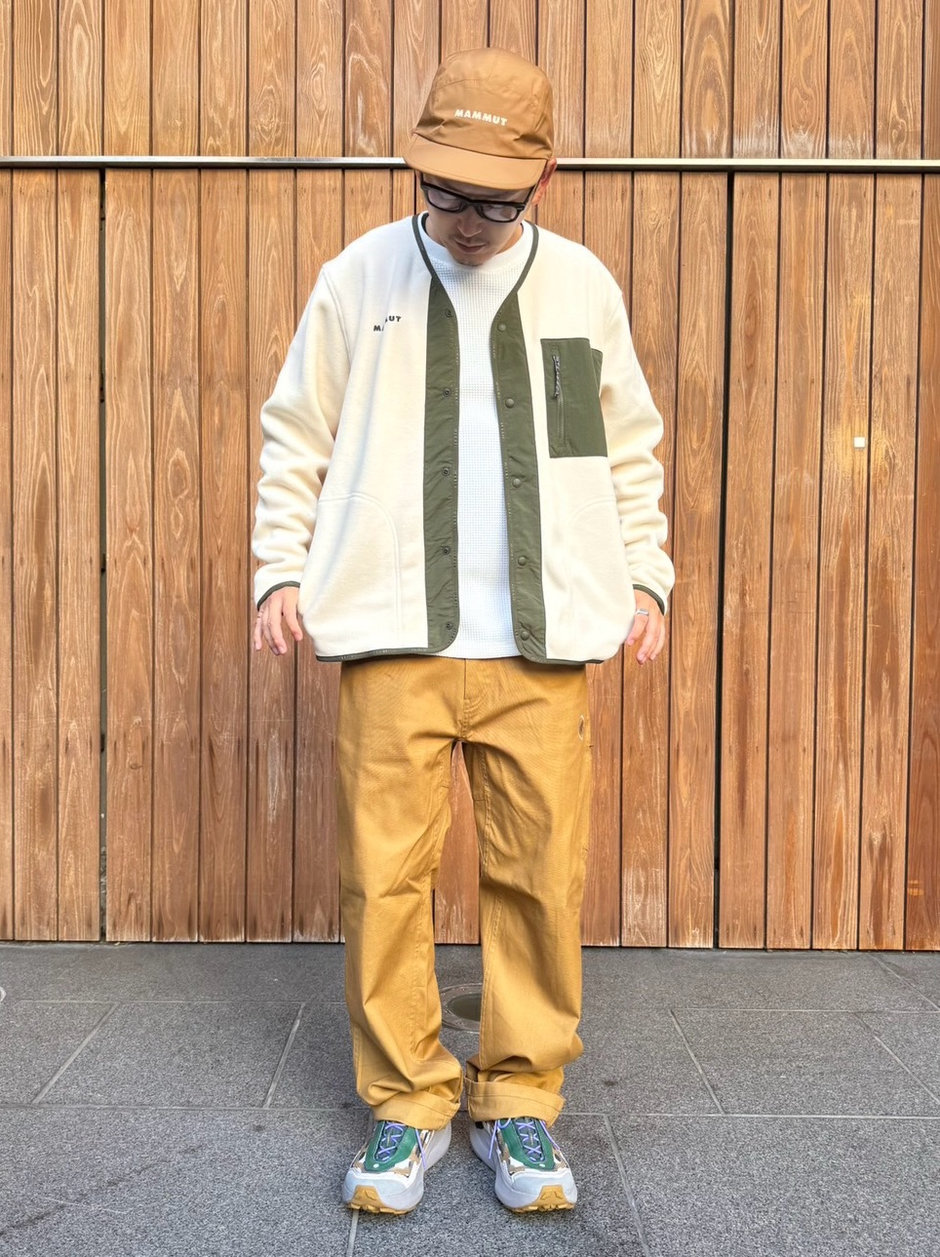 新作フリースコーデ moga