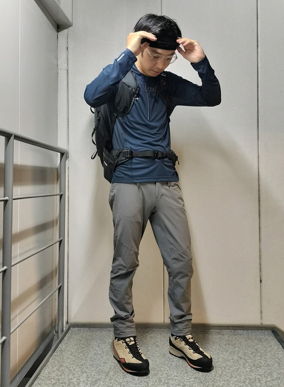 アルプス縦走(小屋泊)イメージコーデ まえちゃん