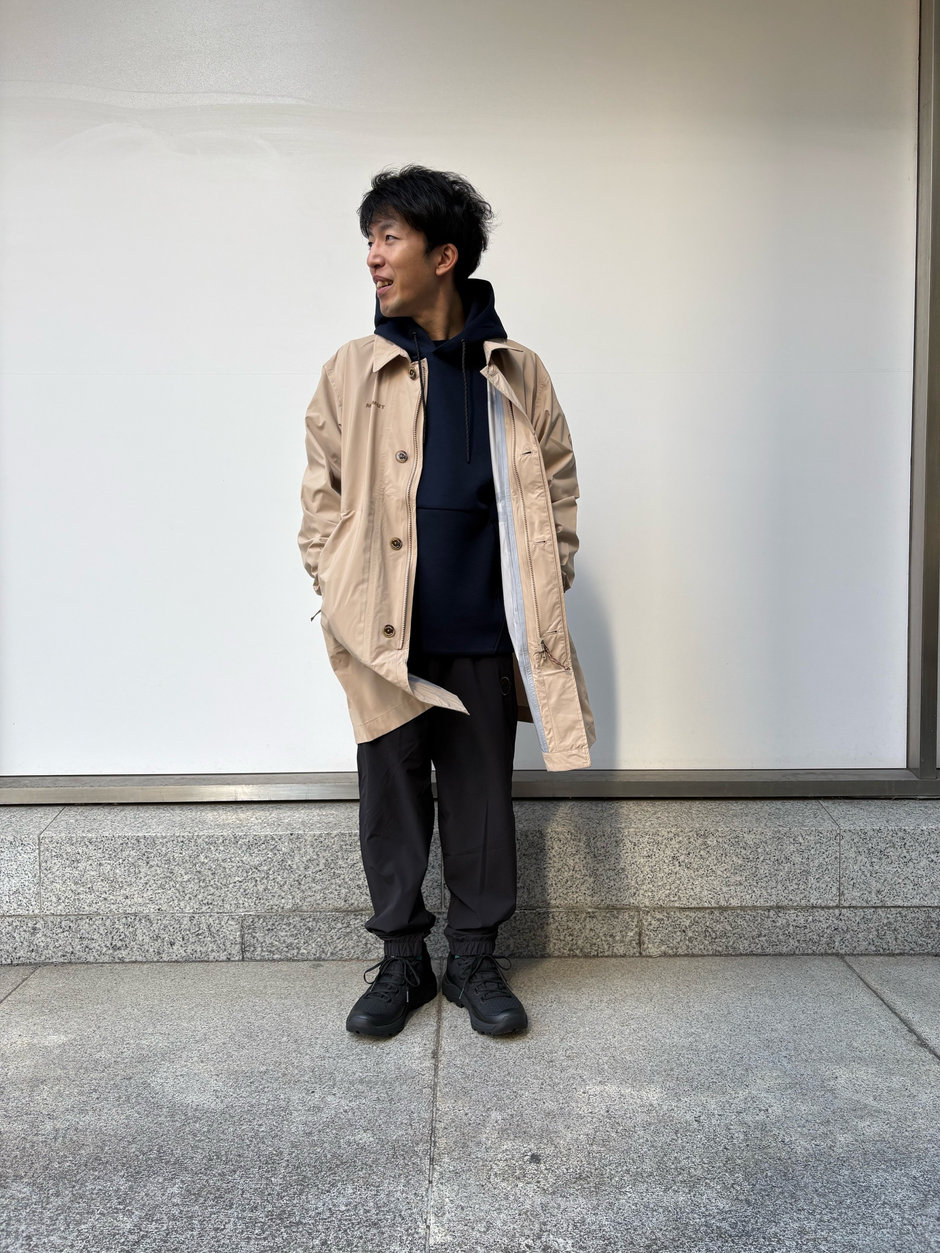 フーディ×ハードシェルコート Kawamura